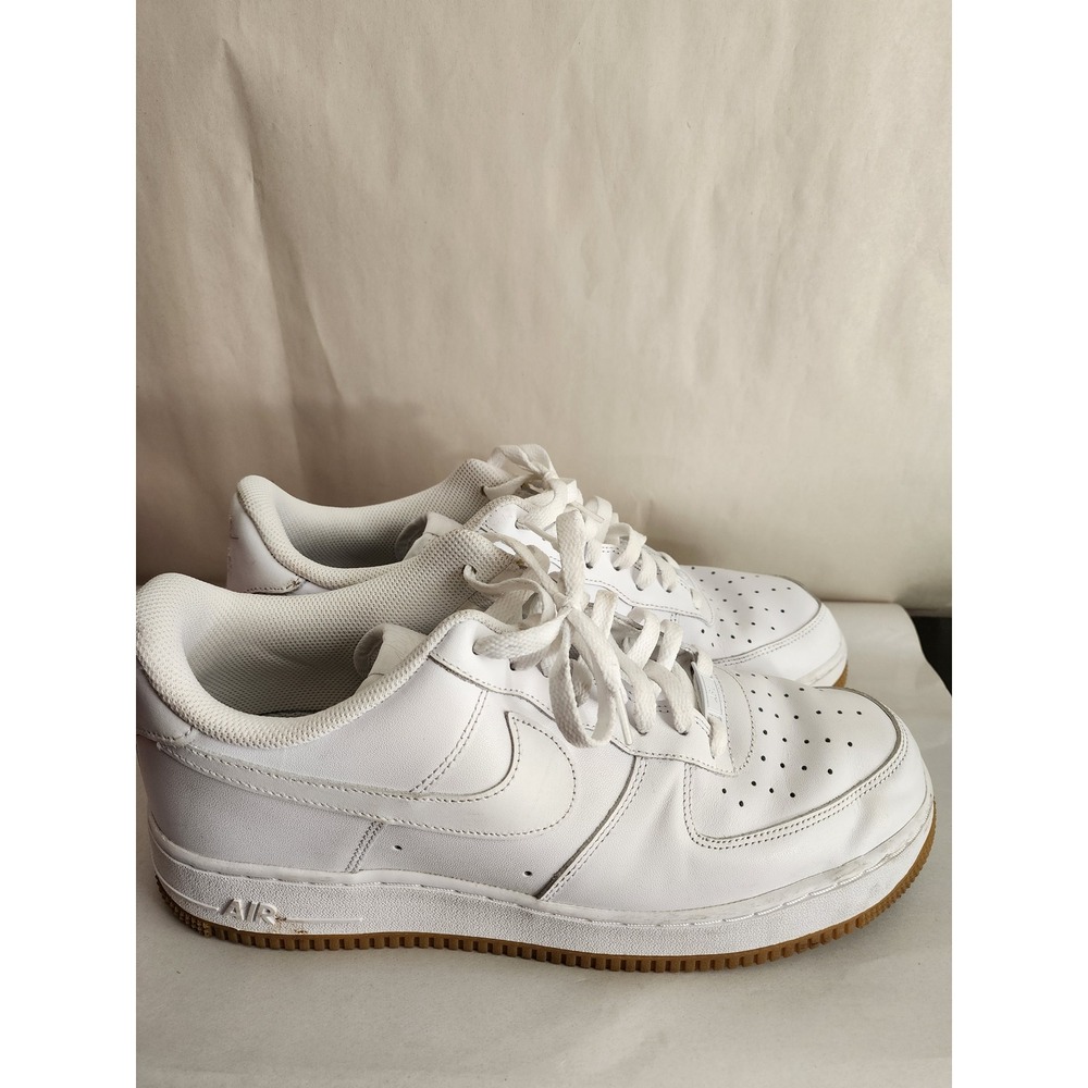 Nike Air Force 1 Low White Gum Sole DJ2739-100 Mens 12 Sneakers